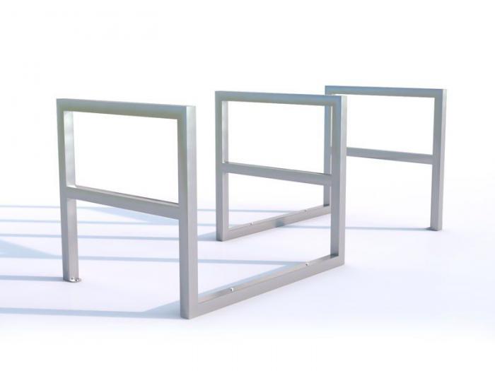 Bicycle stand with crossbar 200 x 80 cm