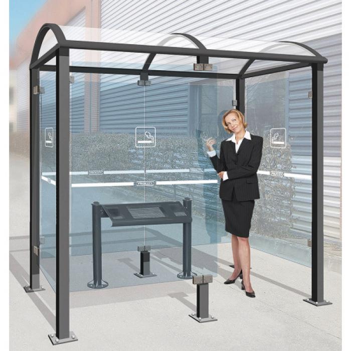 Shelter for smokers - 2500mm