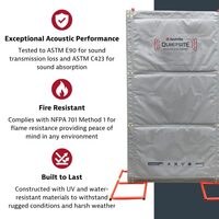 264-SBK-QuietSite™ Premium Sound Barrier Kit-Justrite - Fotoattēls 67825