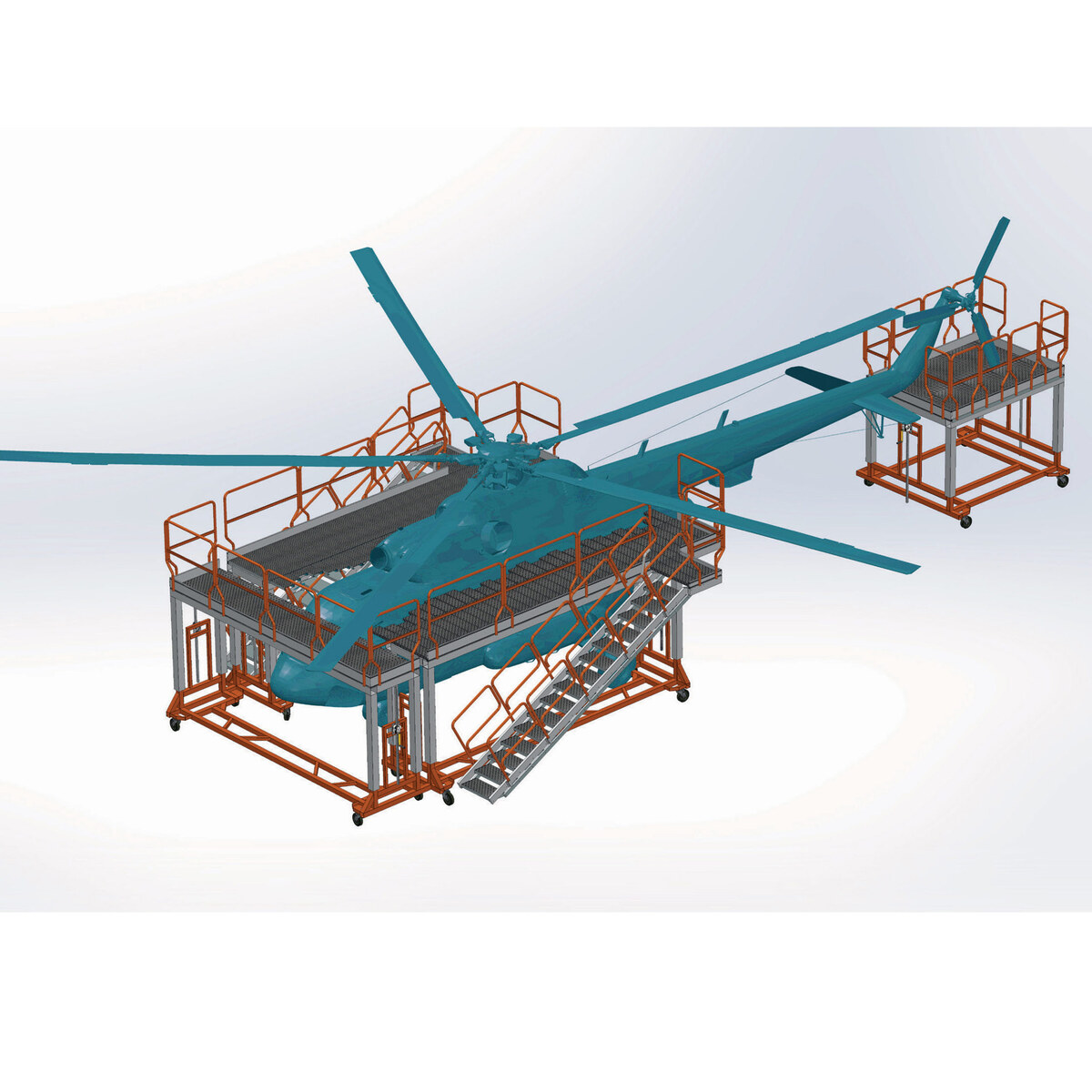 Orlaivių priežiūros platforma Faraone PL1033
