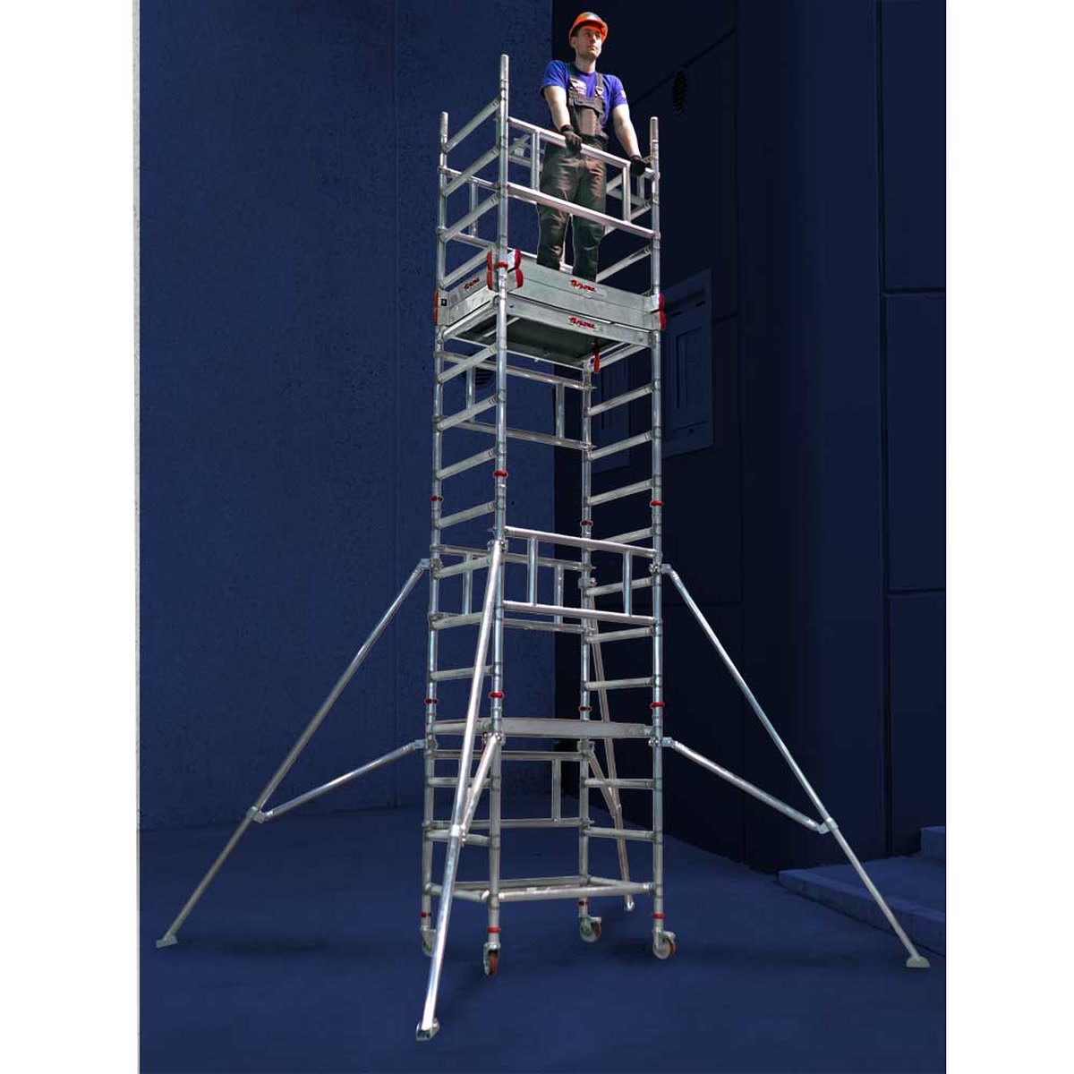 Mobile scaffold tower Faraone TOP SYSTEM 75 x 105 cm - Photo 72273