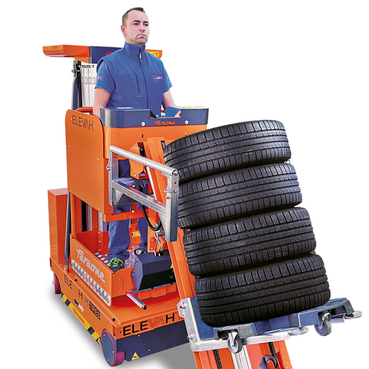 Padangų komplektavimo keltuvas Faraone ELEVAH 75 Tires