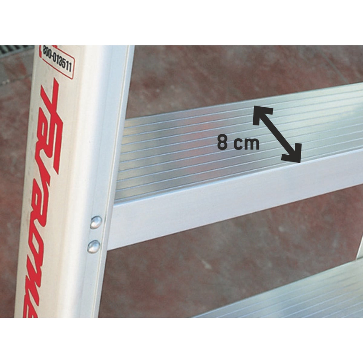 Double-sided step ladder with wide steps Faraone ND - Photo 71954