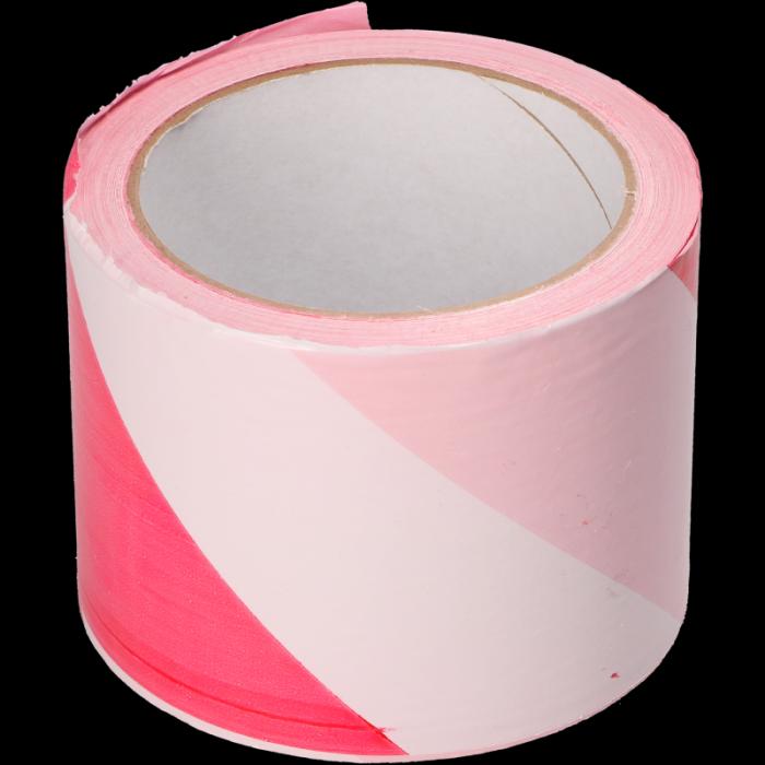 FASTER TOOLS Warning tape white-red 80mm x 100m