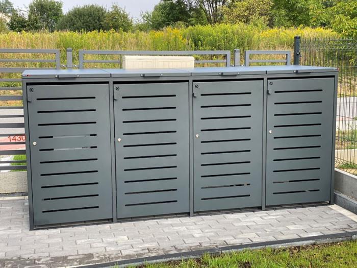 Construction for waste containers III 4x120l - Photo 46056