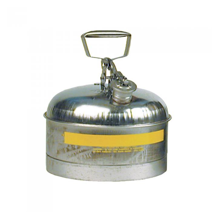 133CN-Type I Stainless Steel Cans-Eagle Type I stainless steel safety can 28.6cm x 28.6cm Stainless