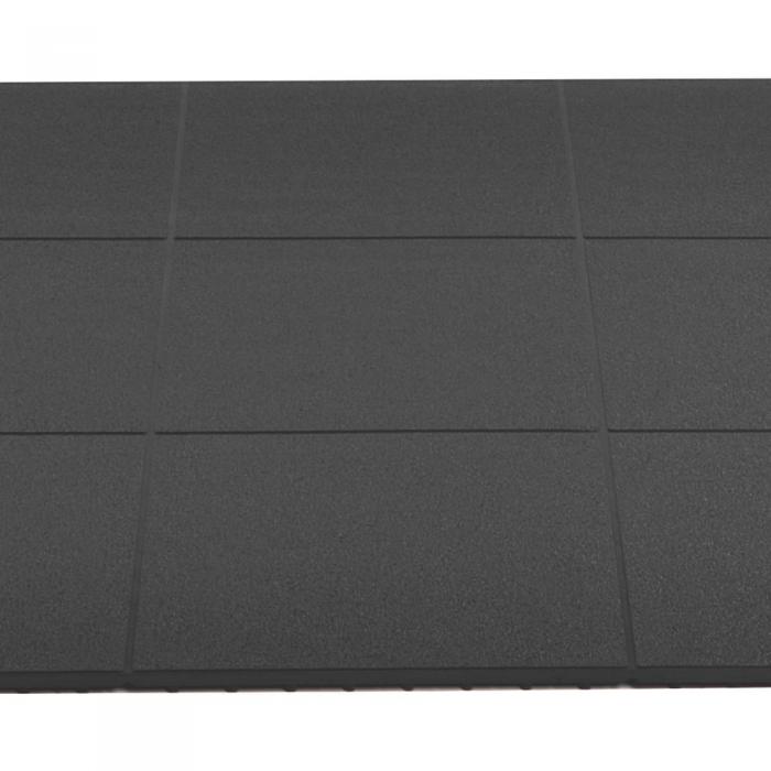 656SFR-Cushion Ease Solid™ Nitrile FR-Notrax Heavy duty modular rubber tiles 91cm x 91cm Black