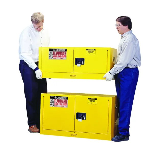 89-CC-Sure-Grip® EX Safety Cabinet with Can Package, 30 gallon cabinet with cans, 44 inch Height, 2