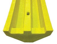 TS-8 ft Truck Parking Stop-Checkers - Photo 67585