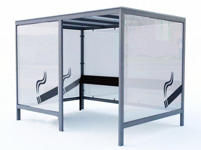 Smoking room / 280 x 201 x 230 cm