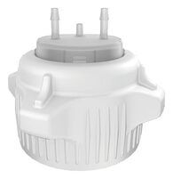 12854-Крышка Carboy, 53 мм, с открытым верхом, с адаптером, двумя отформованными заусенцами для шлан