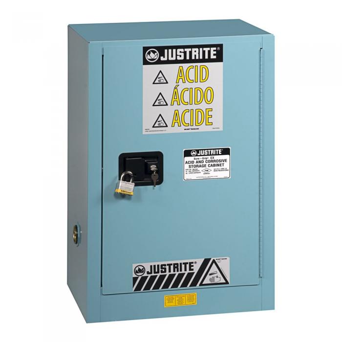89021-CM-Sure-Grip® EX Compac Safety Cabinets for Corrosives-Justrite Sure-Grip® EX Compac Safety Ca