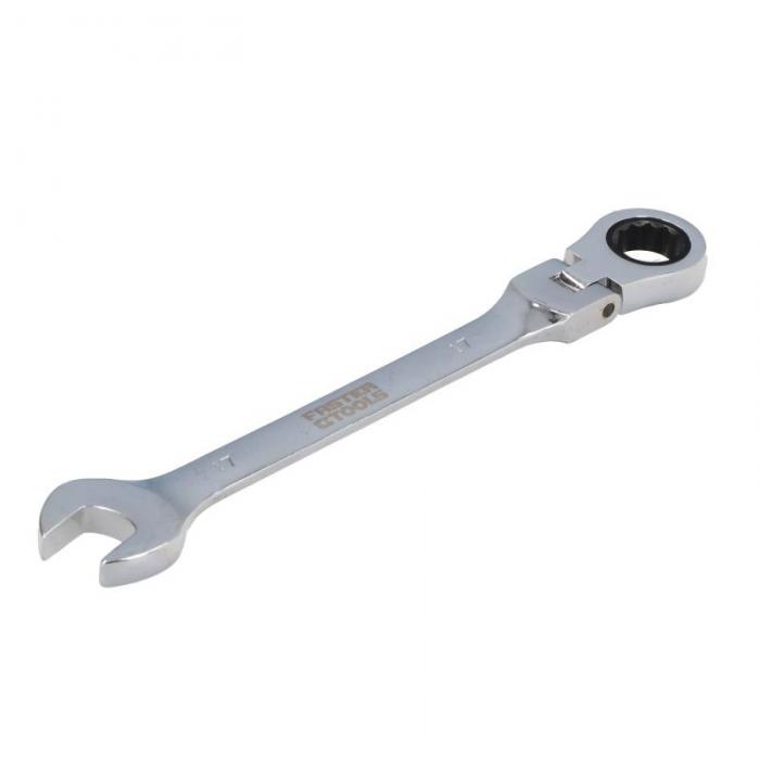 FASTER TOOLS Articulated ratchet combination spanner 17