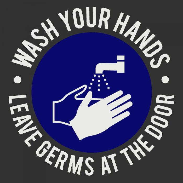 179W-Déco Design™ Imperial COVID-19 Wash Hands-Notrax COVID 19 wash hands mat.