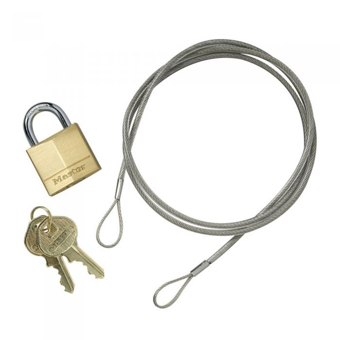 268505-Anchoring Cable Kit With Padlock-Justrite