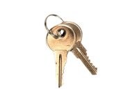 25999-Replacement Keys for Lever handle on safety cabinet, set of 2 for lock no. 331CK-Justrite Br