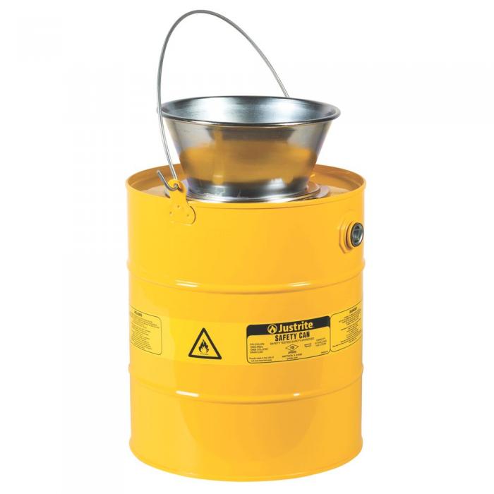 1090-Drain Cans-Justrite Easily and safely collect used solvents from parts washing equipment